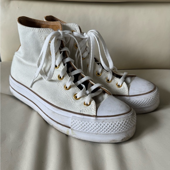 Custom Design white platform converse - Picture 11 of 13